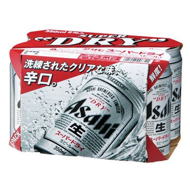 アサヒ スーパードライ３５０ｍｌ ６缶 | 中央スーパー